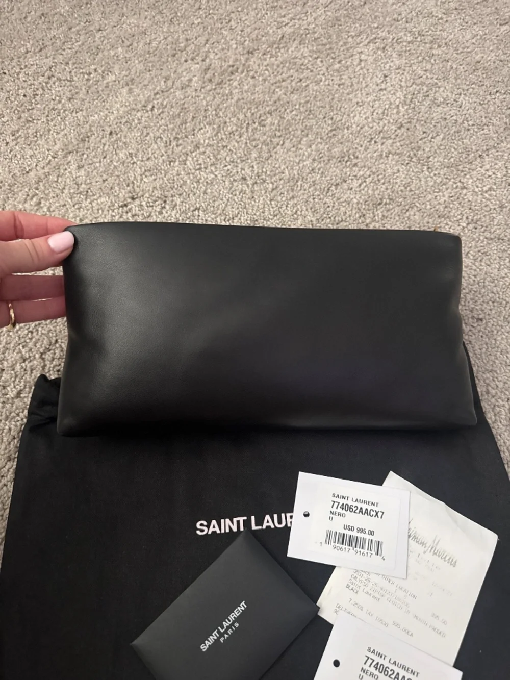 YSL Calypso ziptop clutch - Picture 3 of 4